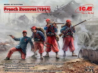 ICM French Zouaves Infantry (1914) 4 Figures