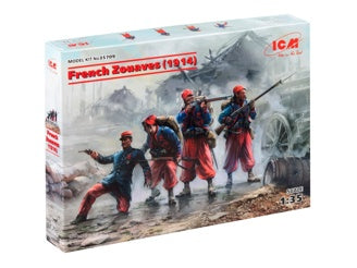 ICM French Zouaves Infantry (1914) 4 Figures