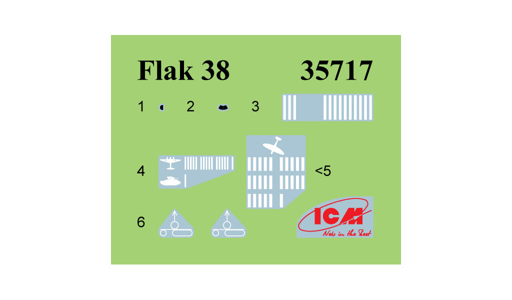 ICM 1:35 - Flak 38, WWII German AA Gun