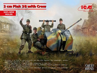 ICM Flak 38 with 4 Crew Figures