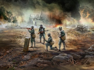 ICM WWI Italian Infantry In Armour 4 Figures