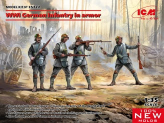 ICM WWI German Infantry in Armour 4 Figures