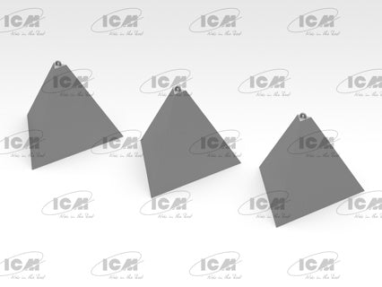 ICM ''Dragon's teeth', Аnti-tank Obstacles (100% new molds)