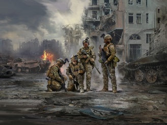 ICM "Quietly Came, Quietly Went" Special Operations Forces of Ukraine (4 Figures)