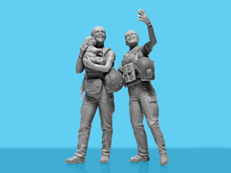 ICM "War Has No Gender" Servicewomen of the Armed Forces of Ukraine (4 Figures)