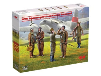 ICM Japanese Pilots & Ground Personnel WWII 5 Figures