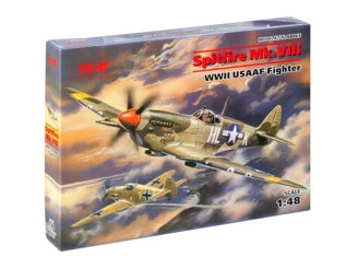 ICM Spitfire Mk.VIII, WWII USAAF Fighter Plane
