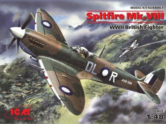 ICM Spitfire Mk.VIII, WWII British Fighter Plane