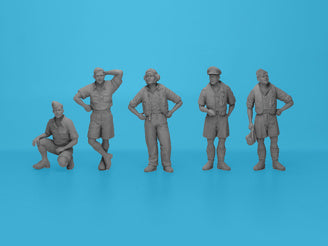 ICM RAF Pilots In Tropical Uniforms (1941-1945) 5 Figures