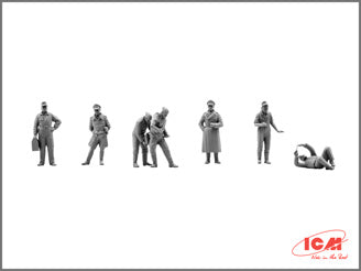 ICM German Luftwaffe Pilots & Ground Personnel (1939-1945) 7 Figures