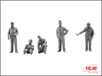 ICM USAAF Pilots & Ground Personnel (1941-1945) 5 Figures