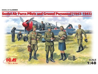 ICM Soviet Air Force Pilots & Ground Personnel (1943-1945) 7 Figures