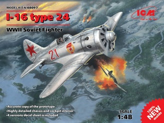 ICM I-16 Type 24, WWII Soviet Fighter Plane