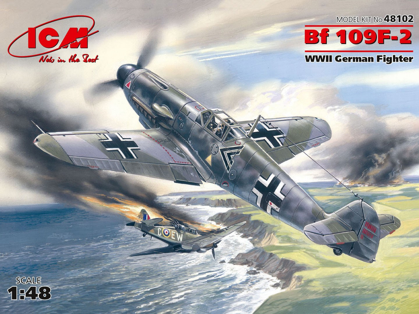 ICM 1/48 Messerschmitt Bf-109F-2 48102