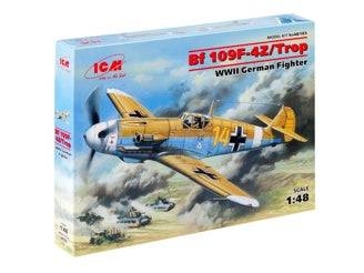 ICM Messerschmitt Bf 109F-4Z/Trop, WWII German Fighter Plane