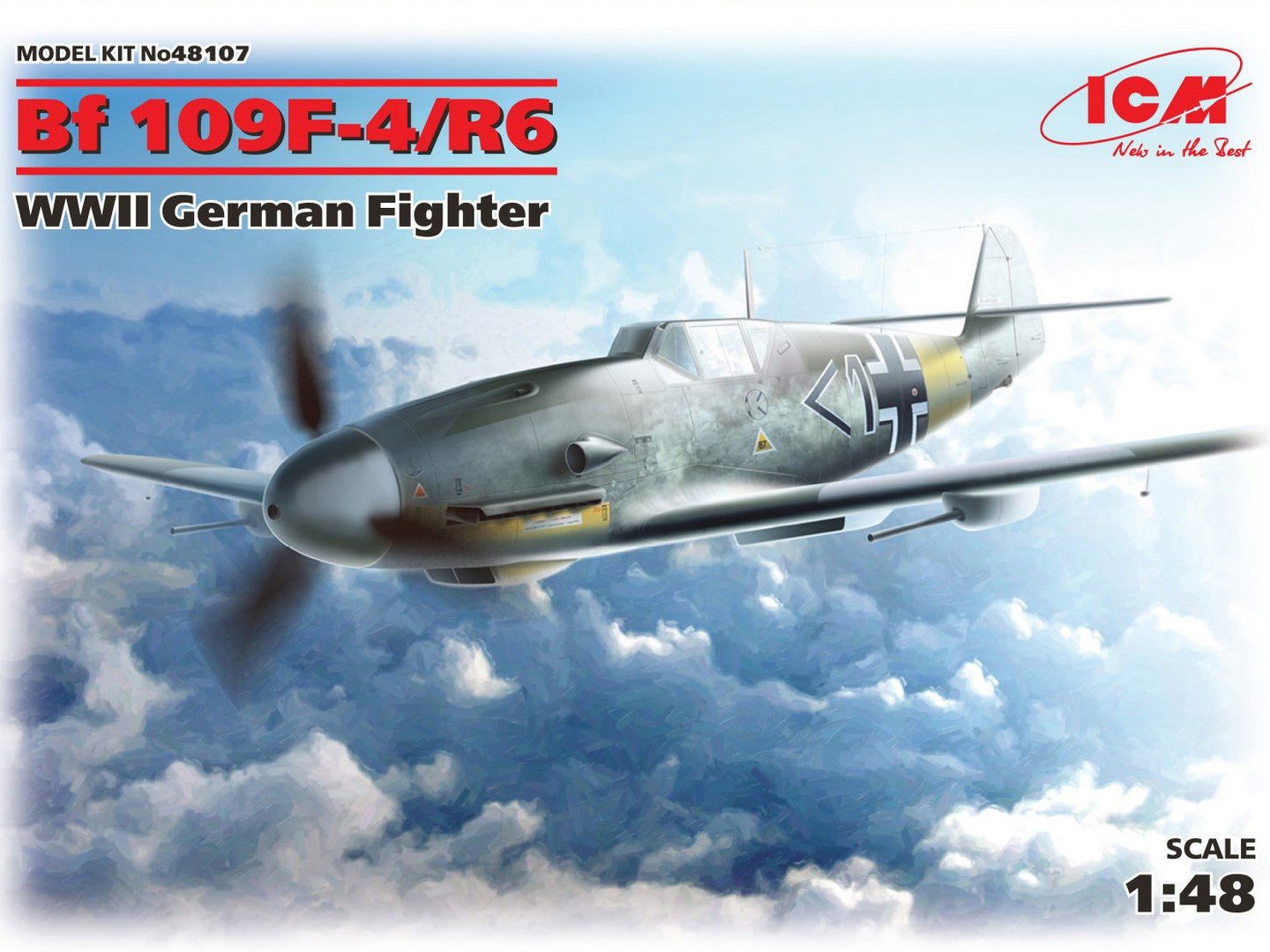 ICM 1/48 Messerschmitt Bf-109F-4/R6 48107