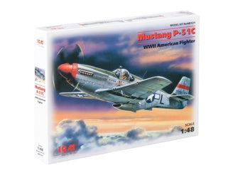 ICM Mustang P-51C, WWII American Fighter Plane