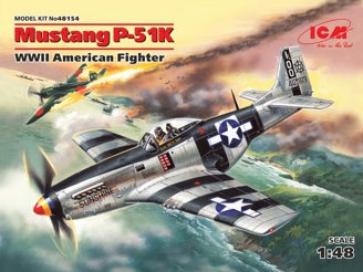 ICM Mustang P-51K, WWII American Fighter Plane
