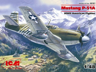 ICM Mustang P-51A, WWII American Fighter Plane