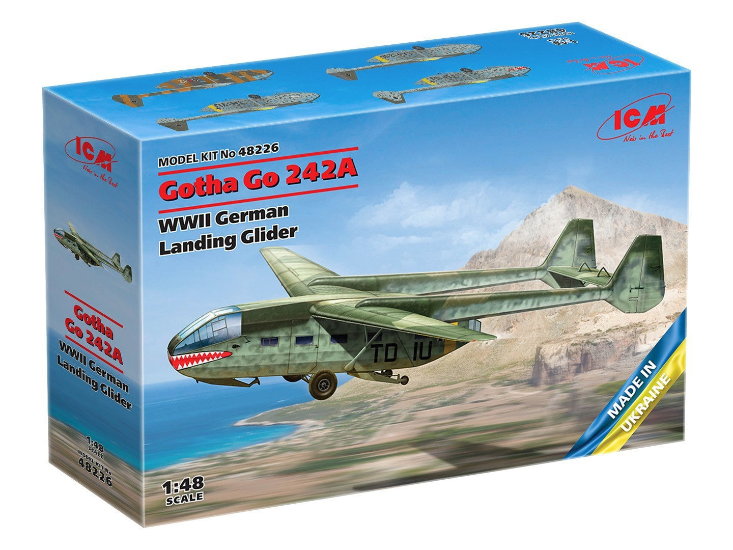 ICM 1/48 Gotha Go-242A Wwii German Landing Glider Icm48226