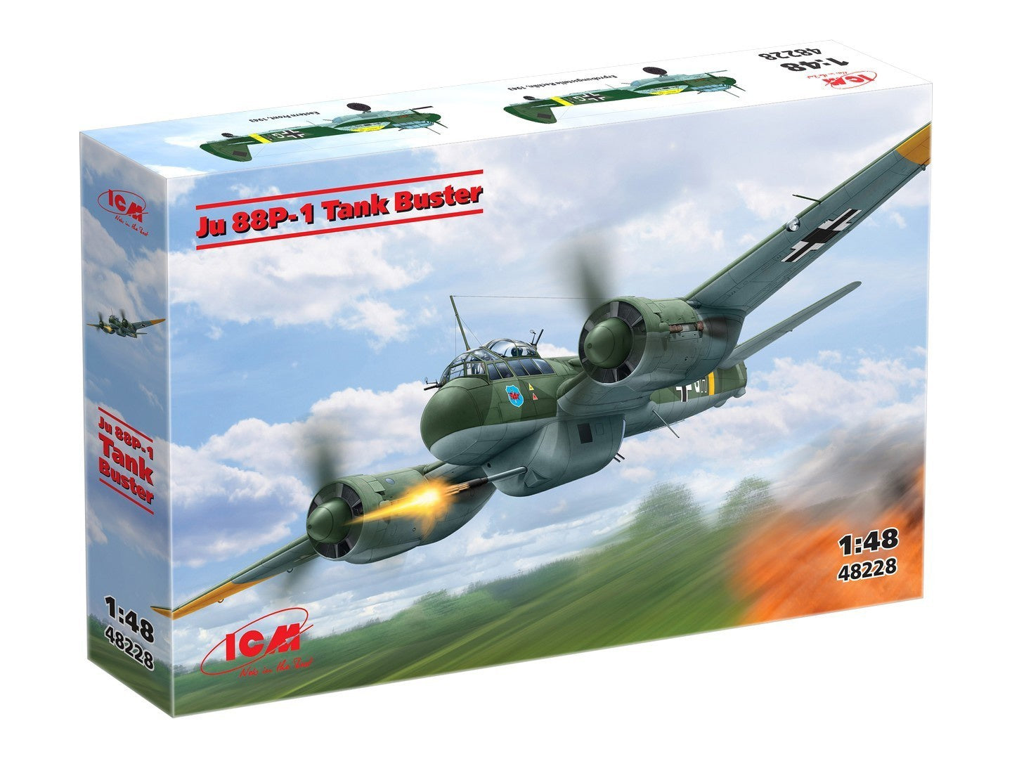 ICM 1/48 Ju 88P-1 Tank Buster 48228 ICM48228