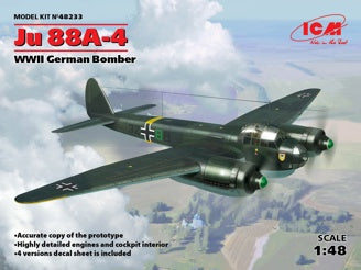 ICM Ju 88A-4, WWII German Bomber