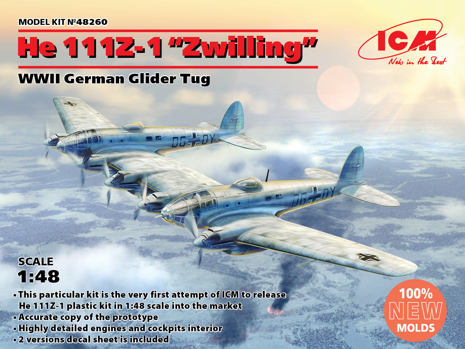 ICM Heinkel He-111Z-1 'Zwilling', - ICM48260