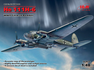 ICM He 111H-6, WWII German Bomber