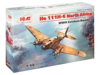 ICM He 111H-6 North Africa, WWII German Bomber