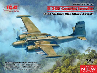 ICM B-26K Counter Invader, USAF Vietnam War Attack Aircraft