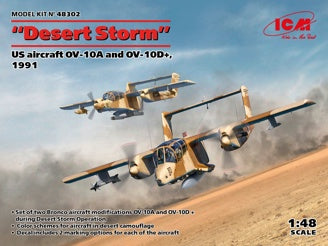 ICM Desert Storm U.S. Aircraft OV-10A & OV-10D+, 1991 (Set of 2)