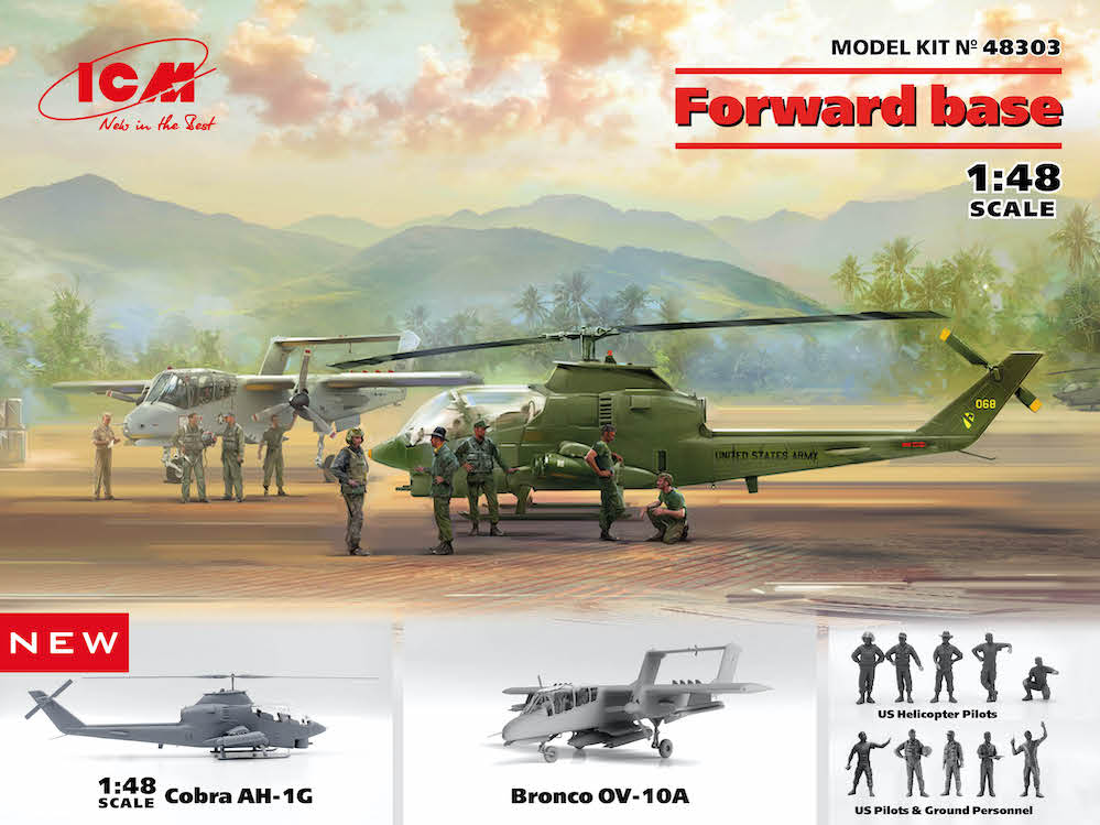 ICM Bell Cobra AH-1G + Bronco - ICM48303