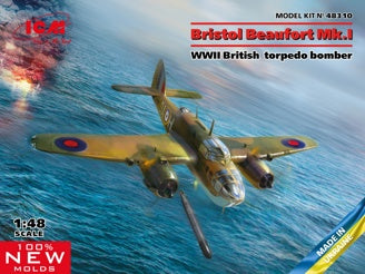 ICM Bristol Beaufort Mk.I, WWII British Torpedo-Bomber
