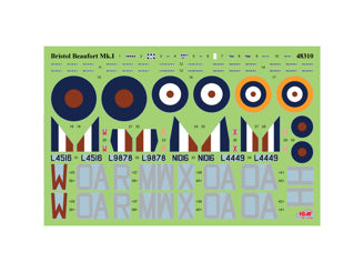 ICM Bristol Beaufort Mk.I, WWII British Torpedo-Bomber