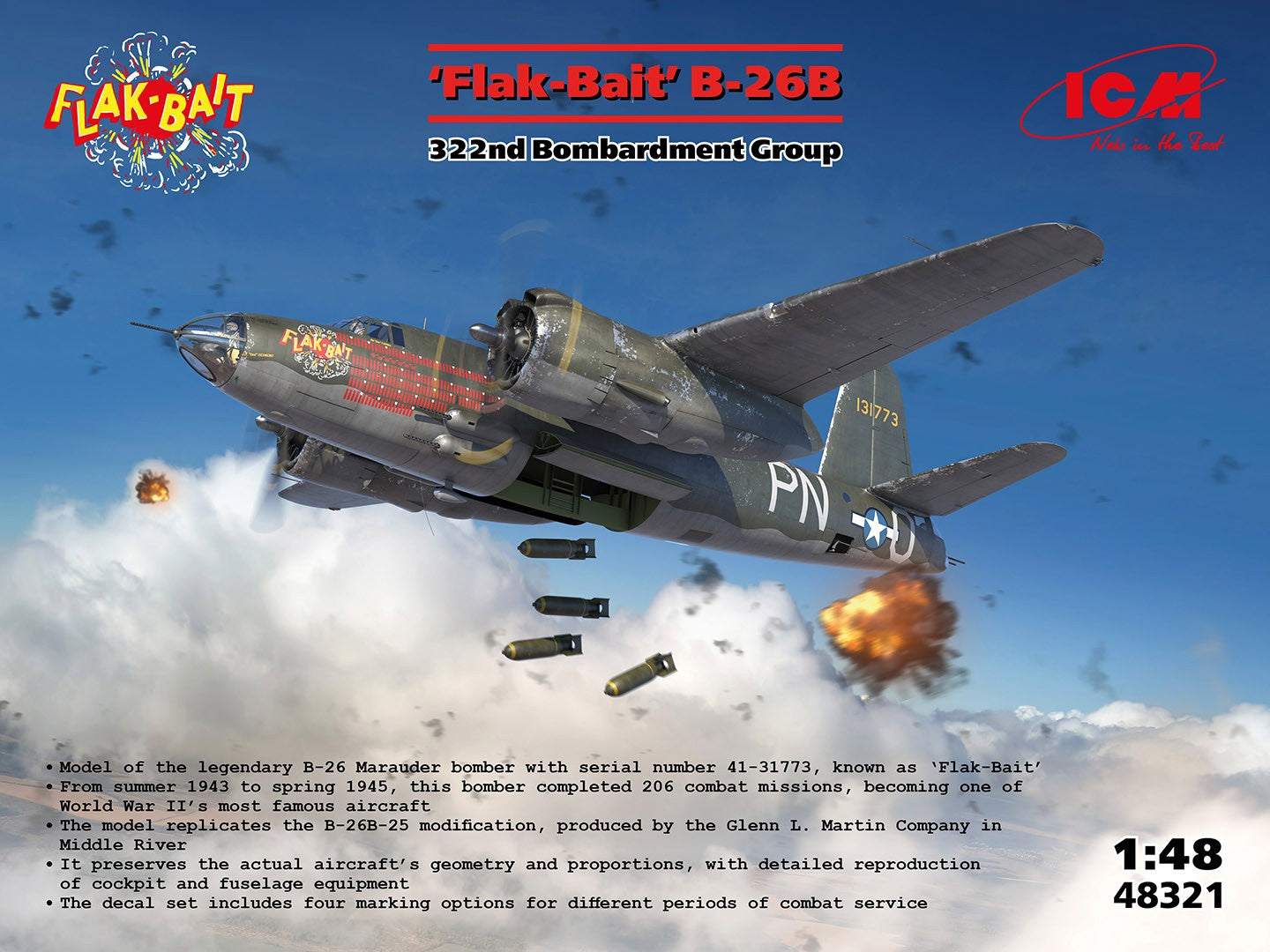 ICM Martin B-26B Marauder - ICM48321