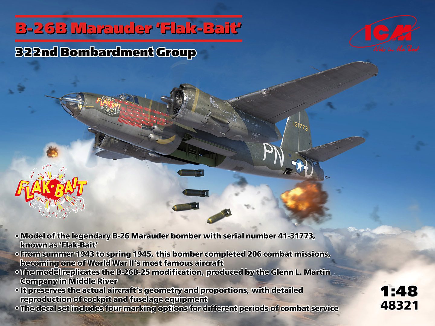 ICM Martin B-26B Marauder - ICM48321