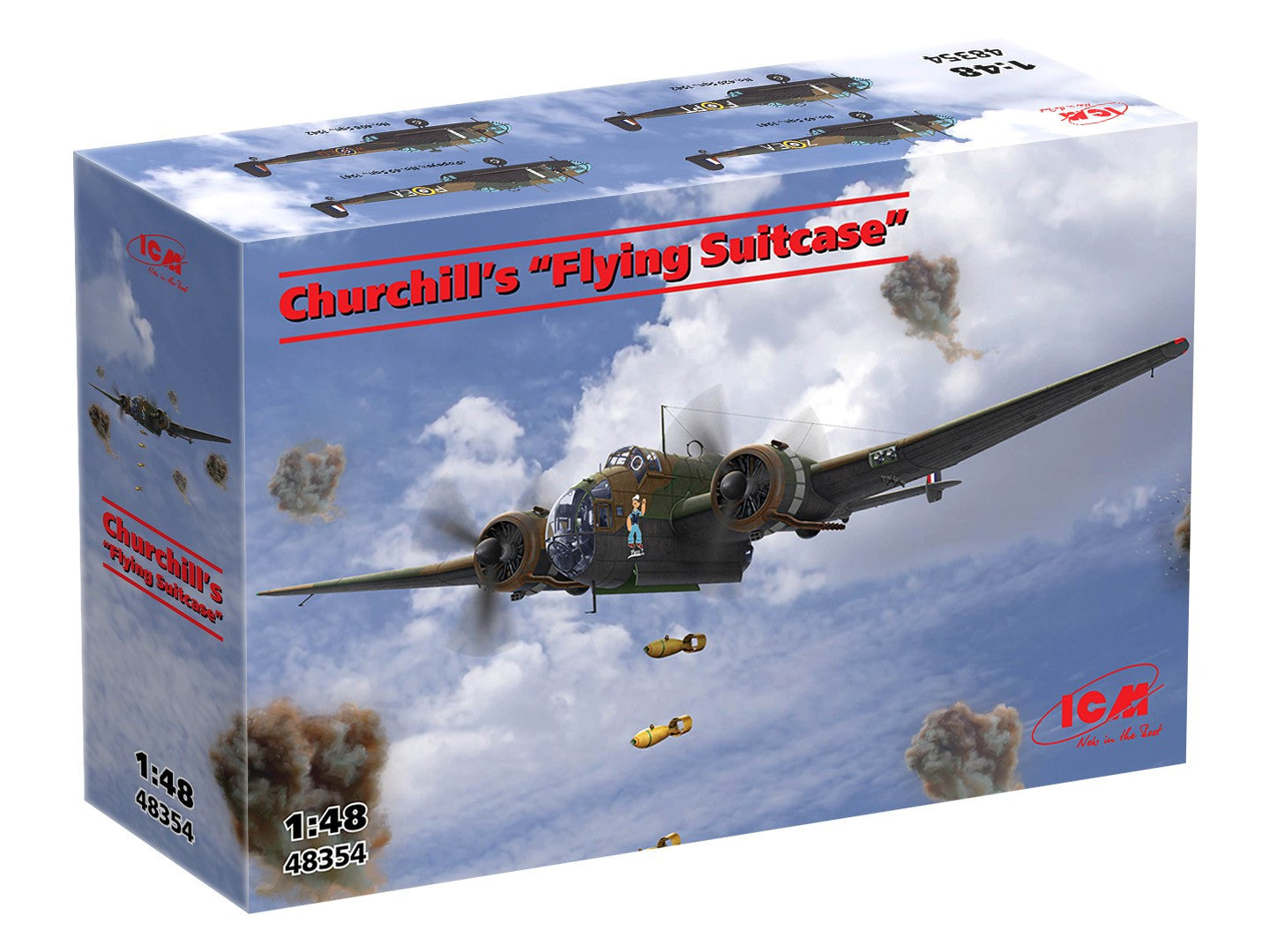 ICM Churchill's 'Flying Suitcase' HP.52 Hampden Bomber ICM48354