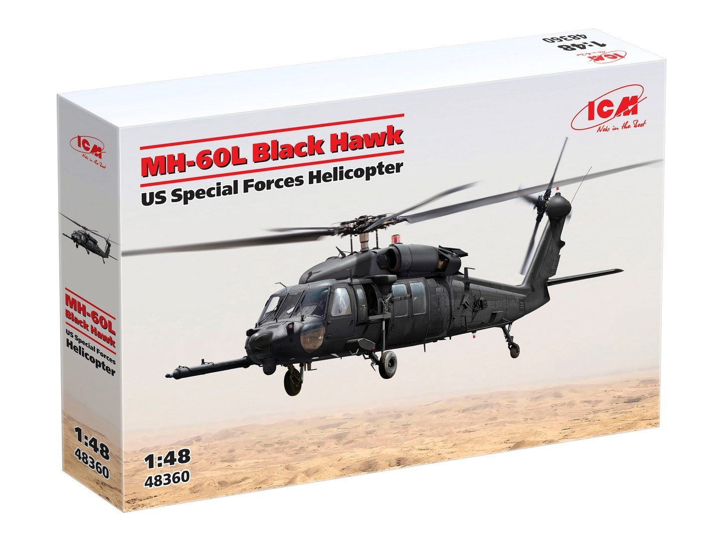 ICM 1:48 - MH-60L Black Hawk, US Special Forces Helicopter - ICM48360