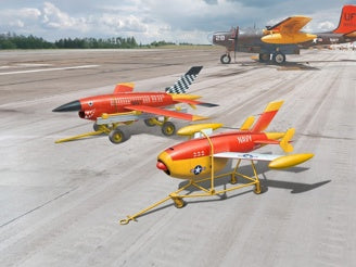 ICM U.S. Aerial Target Drones (Set of 2 Drones & 2 Trailers)