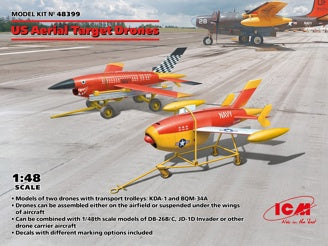 ICM U.S. Aerial Target Drones (Set of 2 Drones & 2 Trailers)