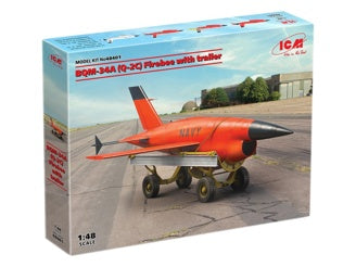 ICM (BQM-34A) Q-2C Firebee Drone with Trailer