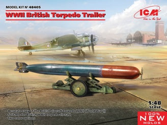 ICM WWII British Torpedo Trailer