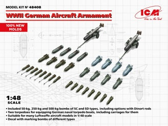 ICM WWII German Aircraft Armament (Bombs & Torpedoes)