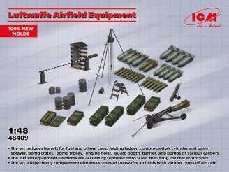 ICM Luftwaffe Airfield Equipment (Diorama Accessories)