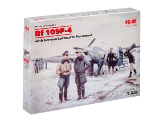 ICM Bf 109F-4 with German Luftwaffe Personnel (5 Figures)
