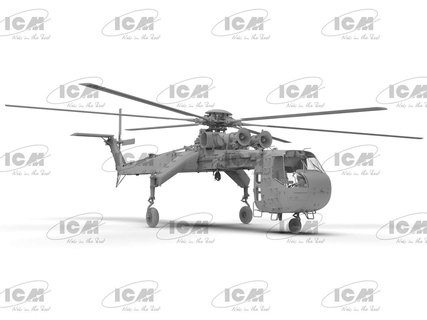 ICM 1/35 Sikorsky CH-54A Tarhe, US Heavy Helicopter 53054