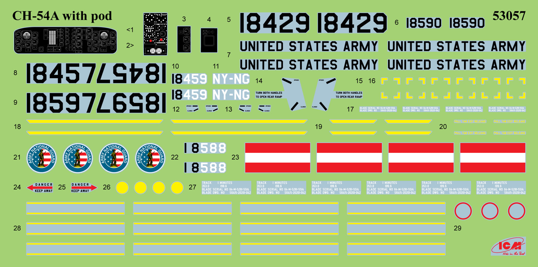 ICM Sikorsky CH-54A 'Tarhe' - ICM53057
