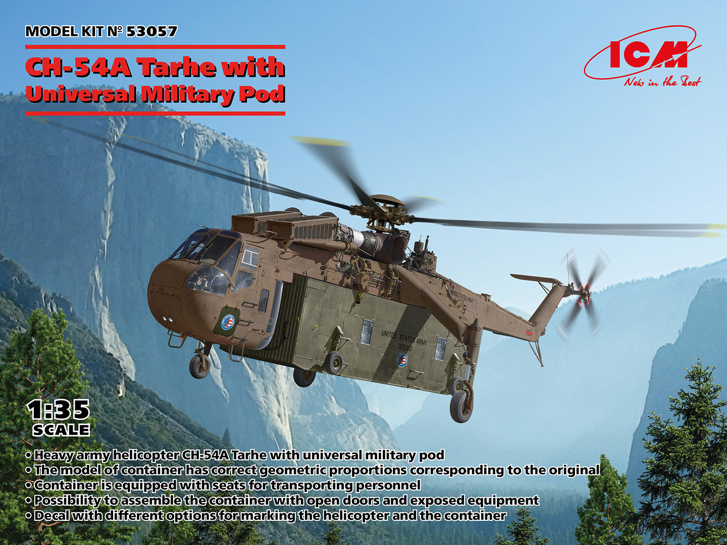 ICM Sikorsky CH-54A 'Tarhe' - ICM53057