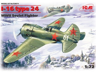 ICM I-16 Type 24, WWII Soviet Fighter Plane