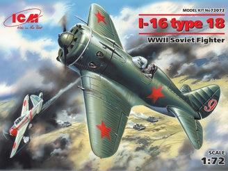 ICM I-16 Type 18, WWII Soviet Fighter Plane